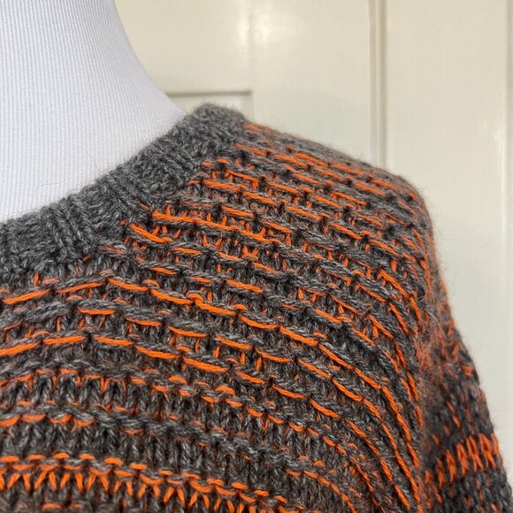 EMILIME Alpaca Wool Blend Sweater Size Medium Made In Peru Grandpa Gorpcore - Picture 3 of 10